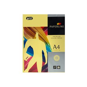 Թուղթ գունավոր Paperline A4,դեղին.500թերթ