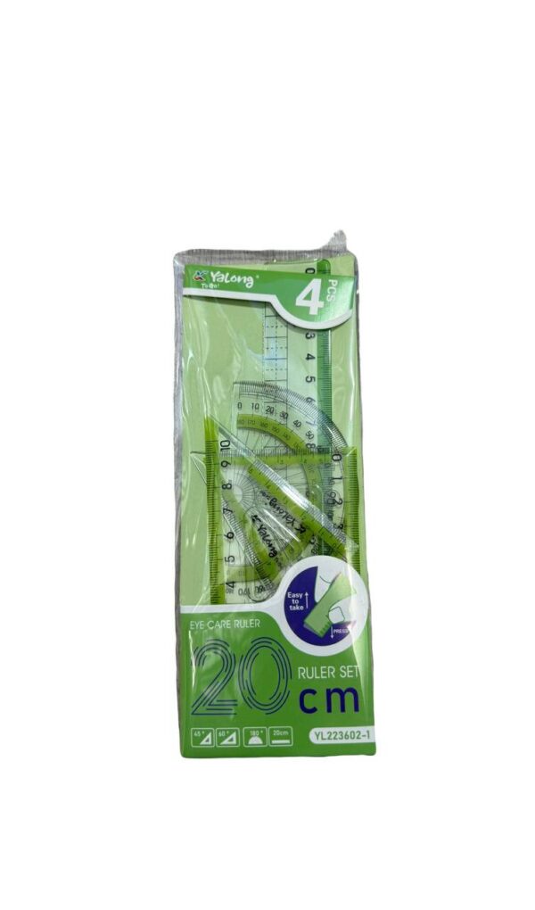 Քանոնների հավաքածու պլաստիկ YL-223602-1