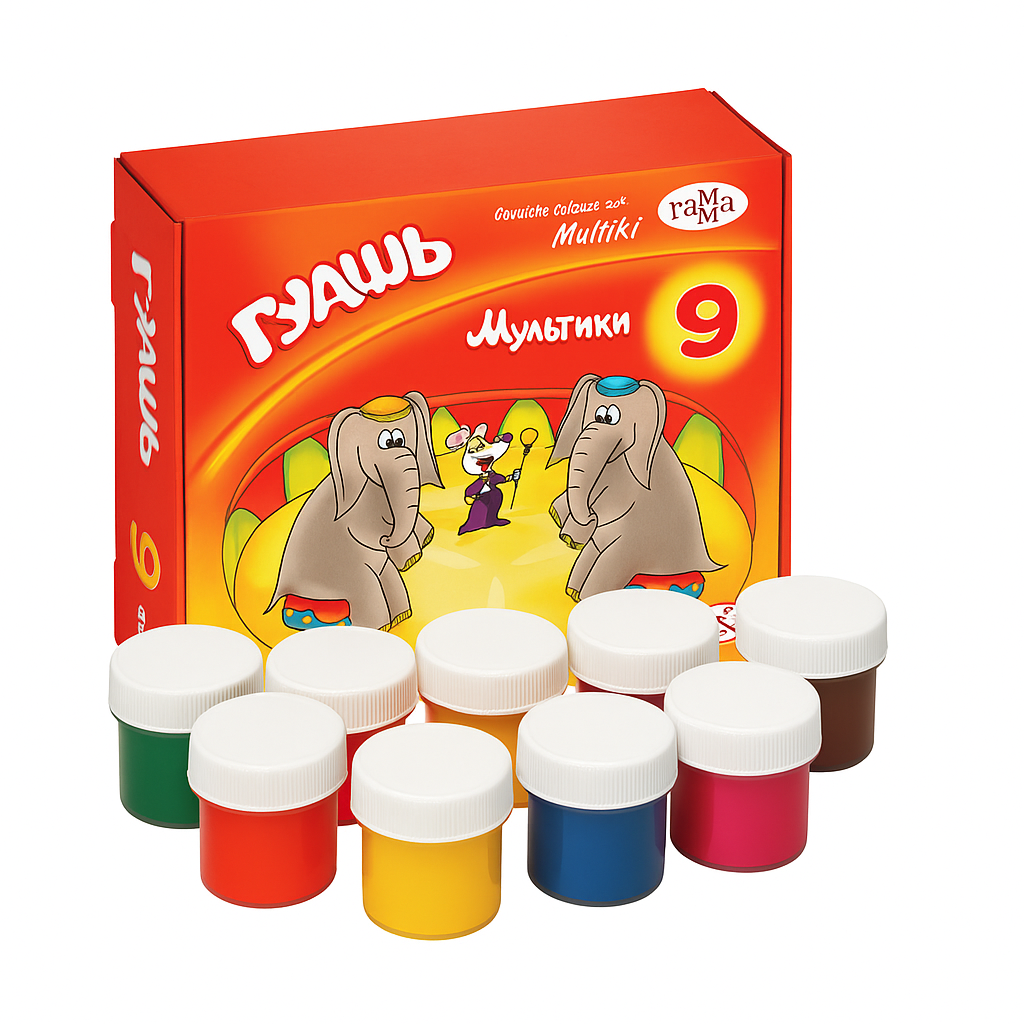 Գուաշ Գամմա Մուլտիկ 9 գ. Գուաշ Գամմա Մուլտիկ 9 գ.