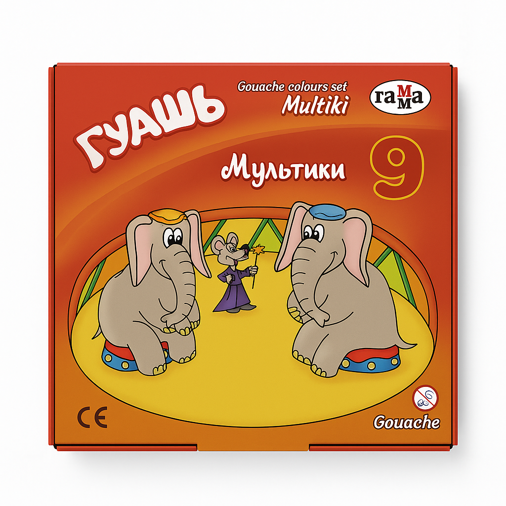 Գուաշ Գամմա Մուլտիկ 9 գ. Գուաշ Գամմա Մուլտիկ 9 գ.