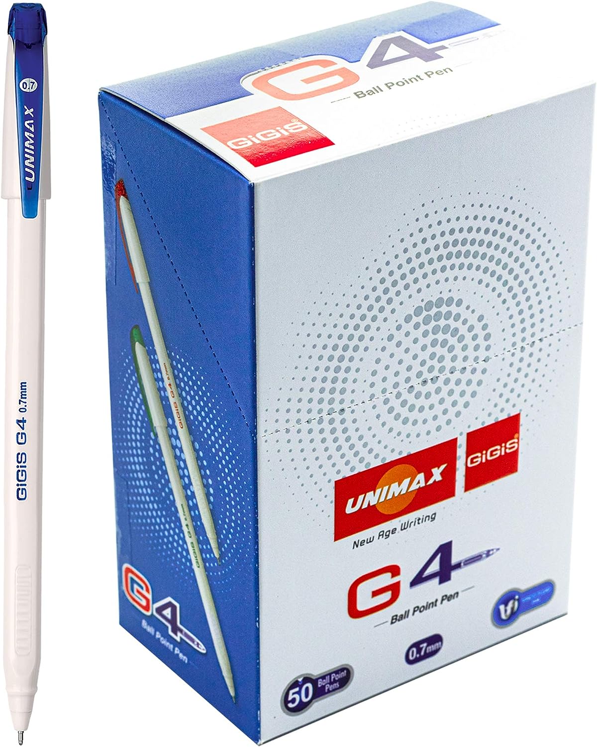 Գրիչ գնդիկավոր Unimax G-4 (50 հատ) Գրիչ գնդիկավոր Unimax G-4 (50 հատ)